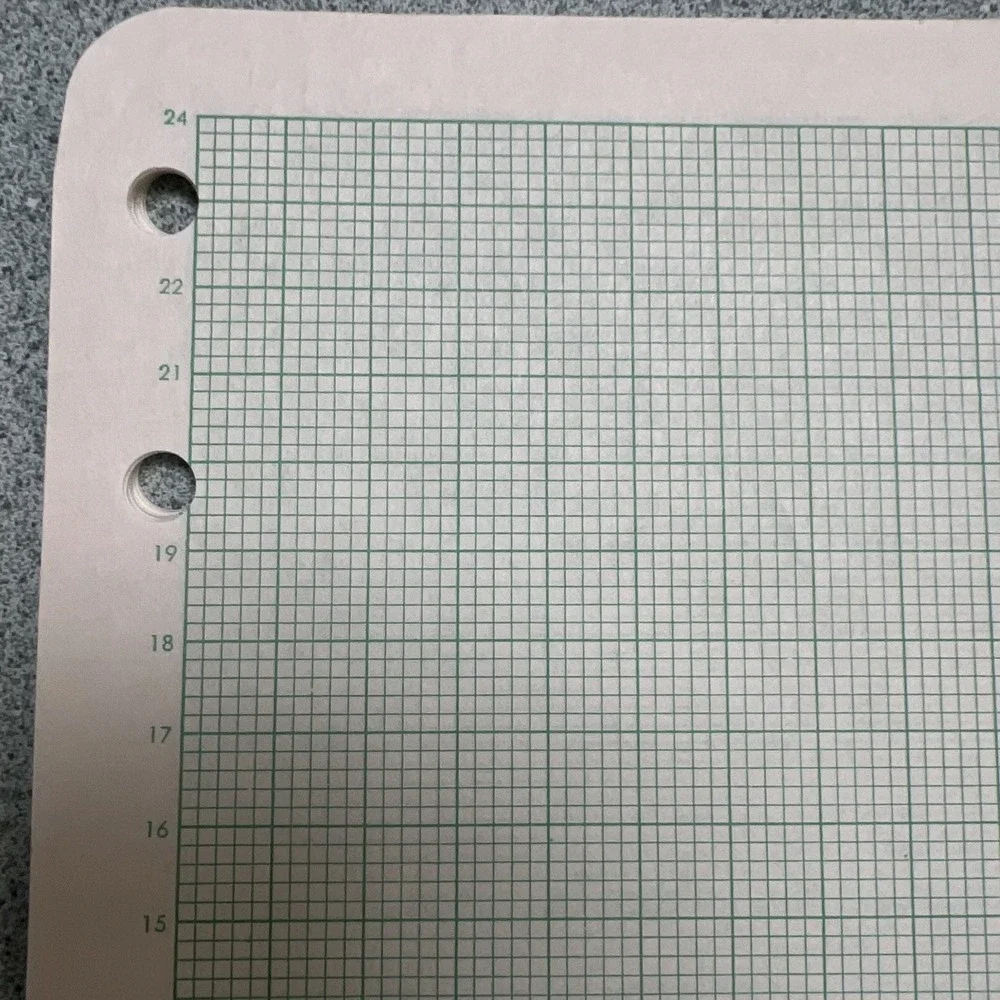 Springfield Tablet MFG Co Missouri Science Graph Note Book Paper Metric Scale